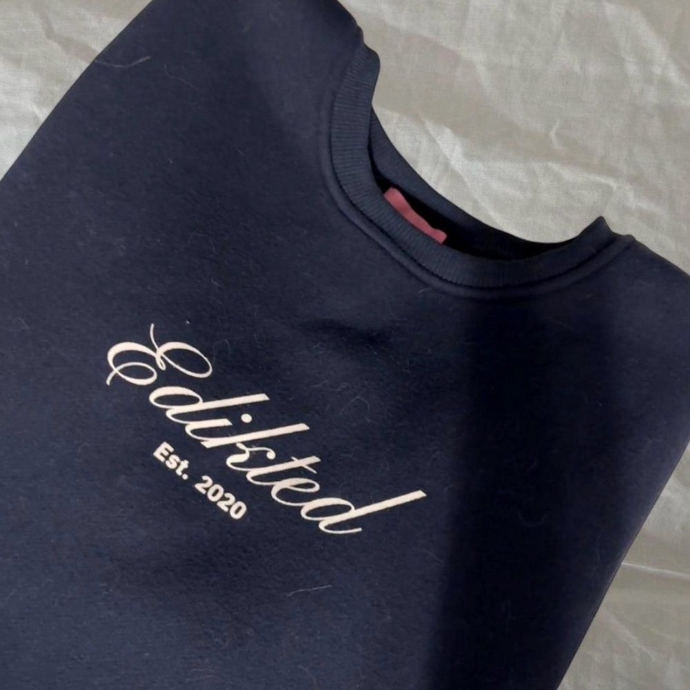 Edikted Dark Blue Crewneck